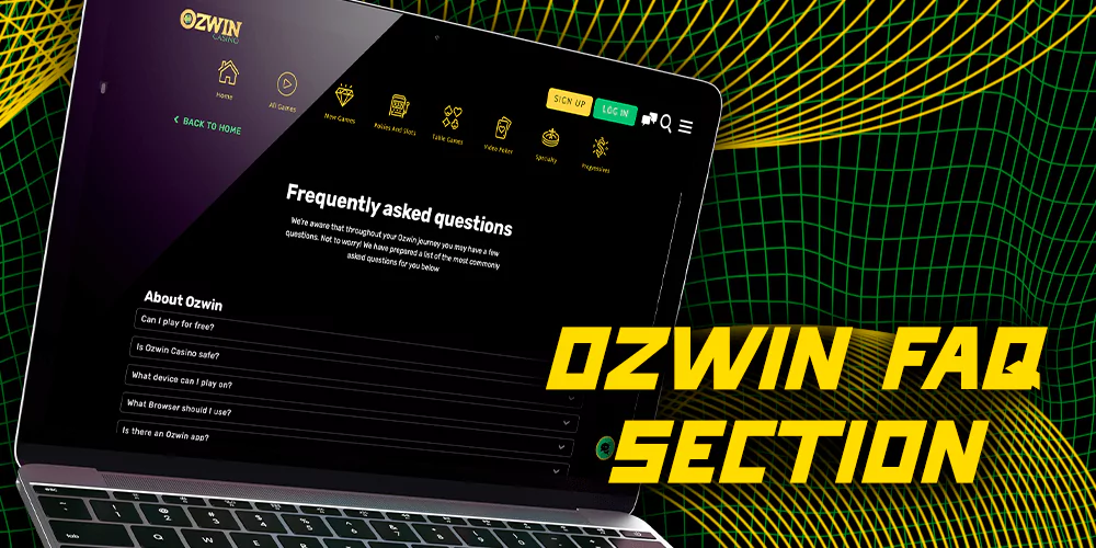 Ozwin FAQ Section