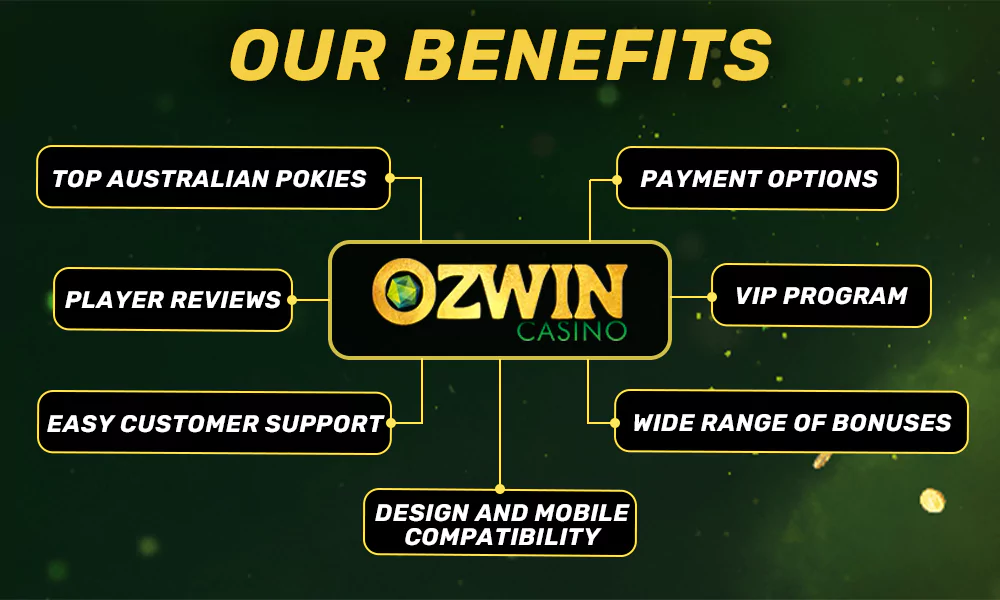 The main advantages of the Ozwin Casino