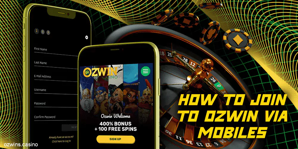 How to join Ozwin via mobiles