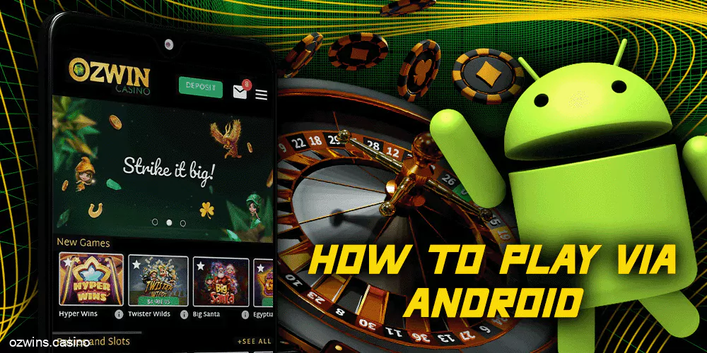 How to play via android