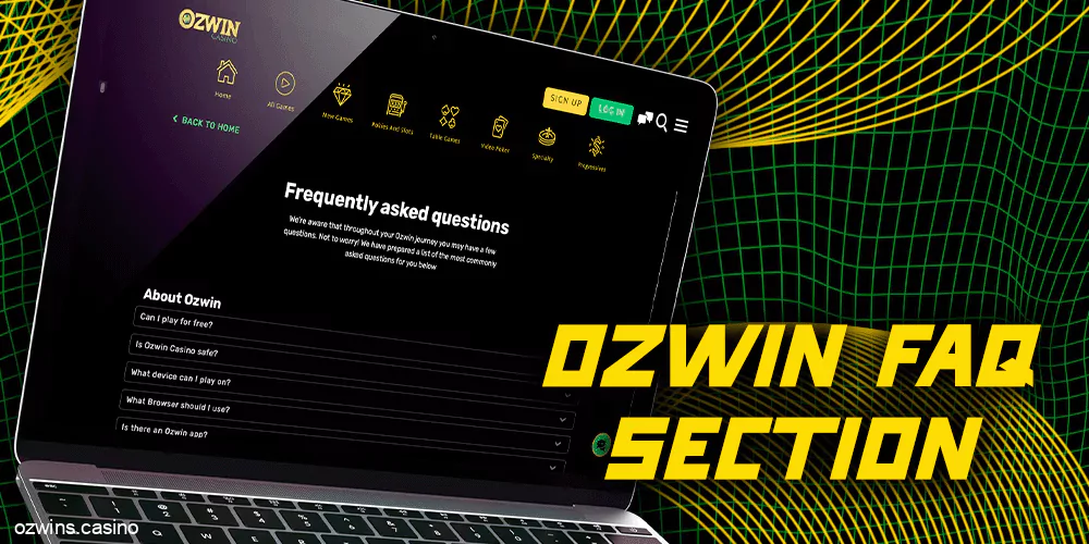 Ozwin FAQ Section