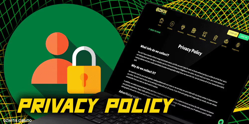 Privacy Policy at Ozwin Casino