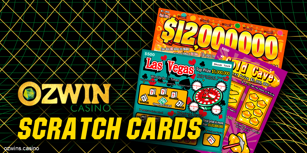 Scratch Cards Slots at Ozwin Casino