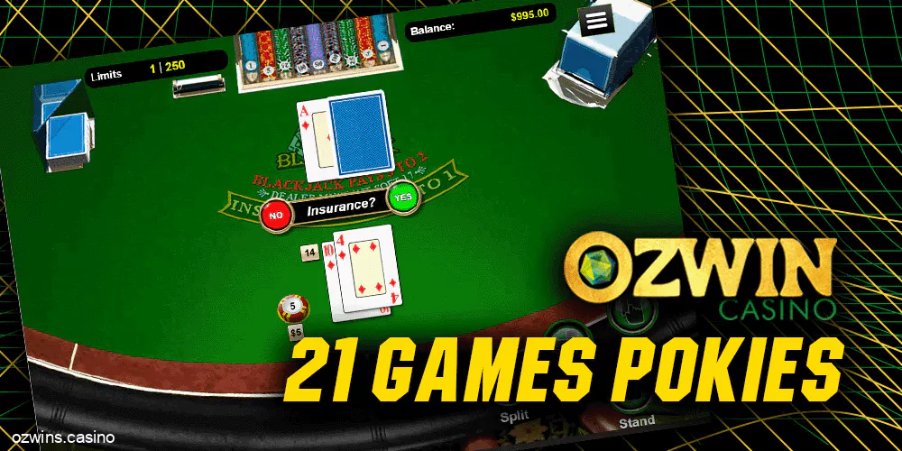 21 games pokies at Ozwin Casino